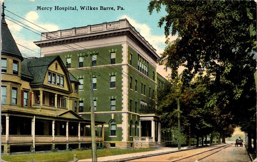 Postcard mercy hospital - postcard,