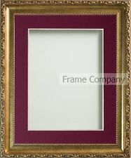 Antique Picture Photo Frames Brompton Range Cream or Gold with Choice of Mount