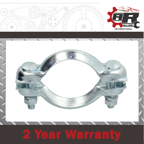 Exhaust clamp 69mm half moon - 69mm,