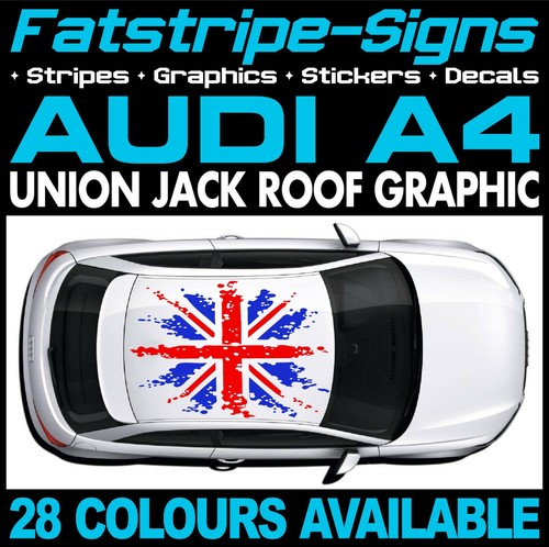 Fits audi union jack - a4, roof