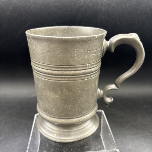 Pewter pint tankard antique - pint,