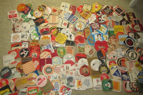 Rare vintage beer mats - rare,