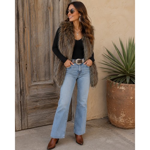 Miss london faux fur - miss, vest