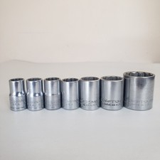 CRAFTSMAN Metric Socket Set 1/2" Drive 12 Pt V & VV USA 13 14 15 17 19 22 & 30mm
