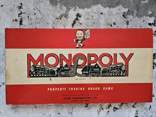 Vintage monopoly board game - board,