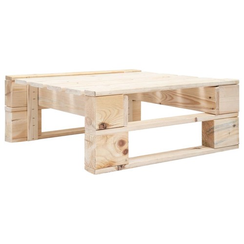 Garden pallet ottoman wood - pallet,