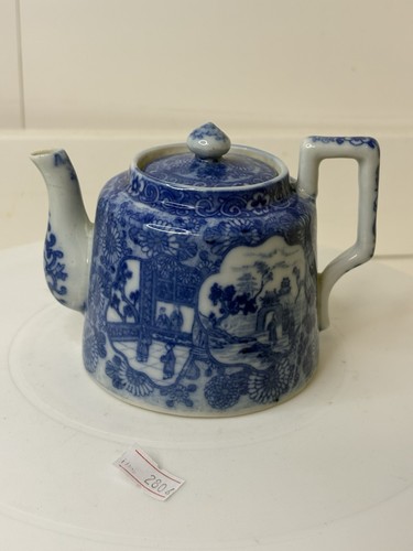 Antique blue and white - and,