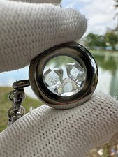 Herkimer Diamond Quartz Pendant Energy Stone Stainless Steel Healing Jewelry