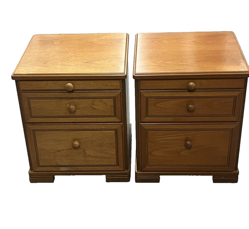 Pair mid century - of, teak