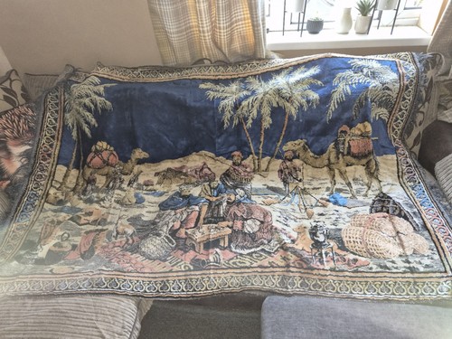 Large antique tapestry - tapestry, rug
