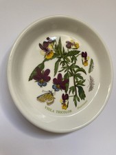 Vintage Portmeiron The Botanic Garden Circa 1818 Small Plate, Viola Tricolor