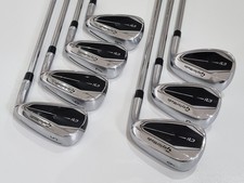 TaylorMade Qi Iron Set * 5-PW+SW * KBS Tour Stiff Flex Shafts * Good Condition
