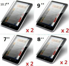 2 x PROFESSIONAL SCREEN PROTECTOR FOR 7 8 9 10.1''  INCH ANDROID TABLET PC