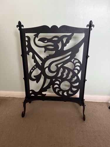 Black painted iron - painted,
