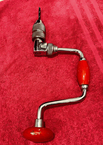 Vintage ratcheting brace hand - vintage,