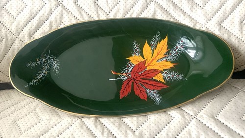 Red maple oval plate - maple, by