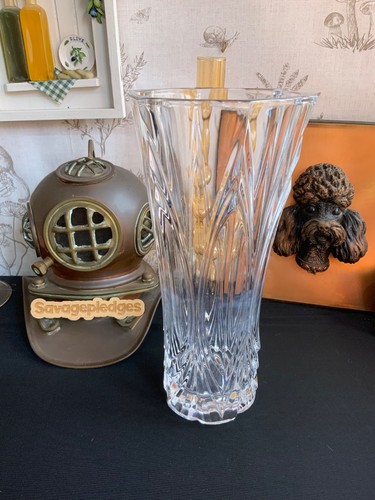 Large vintage lead crystal - vintage,