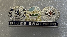 Rare & Collectable Chelsea Linfield Glasgow Rangers Supporter Enamel Badge