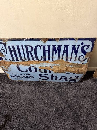 Vintage metal sign - metal,