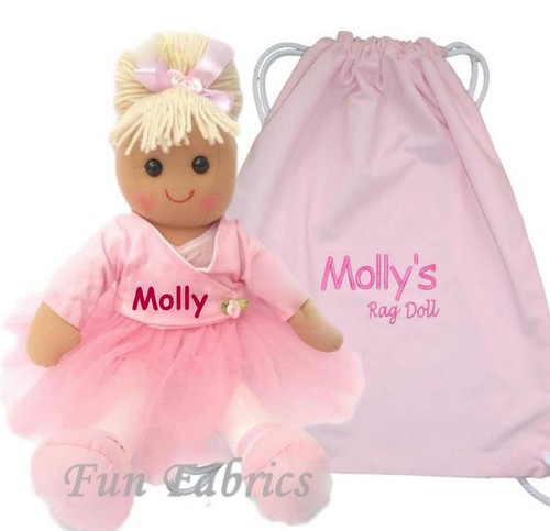 Personalised ballerina rag - personalised,