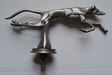NOT SO VINTAGE DESMO TYPE GREYHOUND MASCOT / NUMBER ONE RACING DOG / CAR BADGE