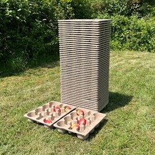 Paper Fibre Apple Fruit Veg Storage Trays (Set of 50) Kitchen Utility Store