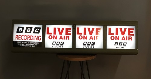 Bbc recording studio light - recording,