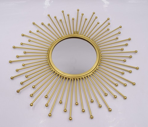 Gold sunburst wall mirror - sunburst,