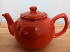Red Ceramic 6 Cup Teapot, Price and Kensington