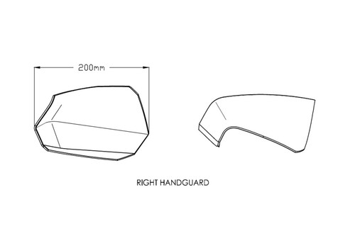 Puig universal handguard - handguard, set