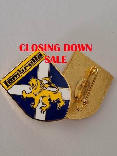 Lambretta scotland enamel pin - lambretta,