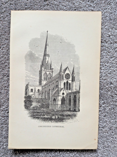 Chichester cathedral antique - -,