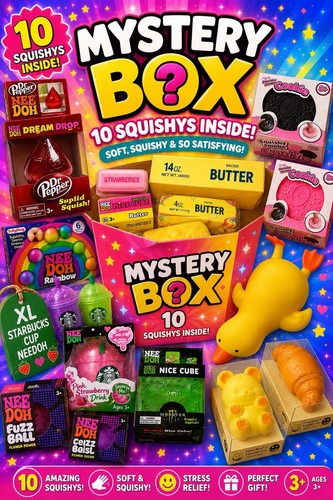 10x mystery squishy bundle box - 10x,