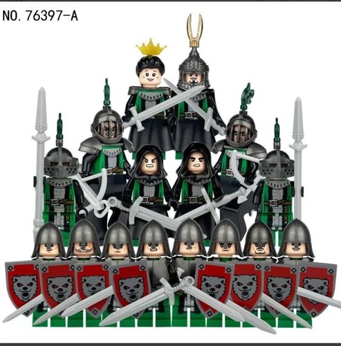 Set medieval knights - set,