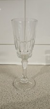 A Single Vintage Etched Sherry Glass.