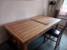 solid oak extendable table 4