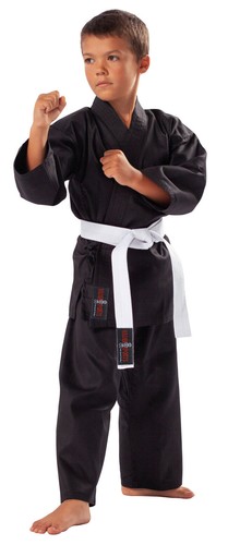 Karate suit black kids - karate,