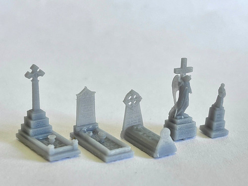 Large monumental grave stones - grave,