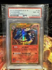Pokemon Card Charizard 136/135 Holo Secret Rare Plasma Storm Played