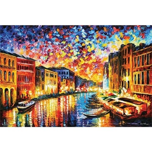 Leonid afremov poster venice - leonid,