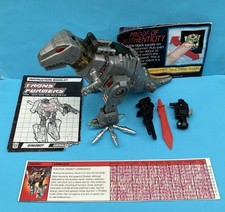 Vintage Hasbro Transformers G1 Autobot Dinobot Leader Grimlock 100% Complete