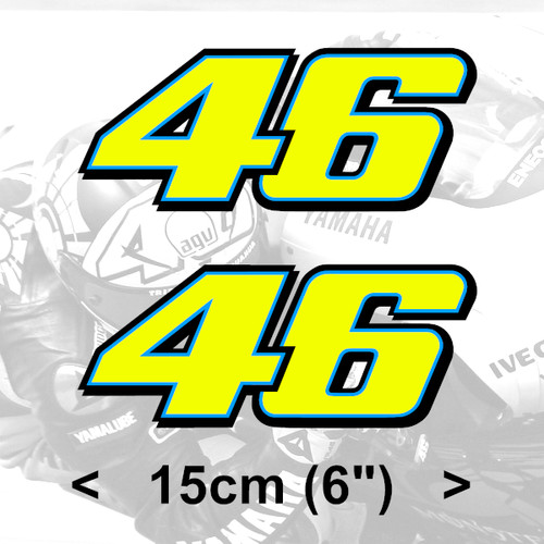 Rossi stickers fluorescent - rossi,