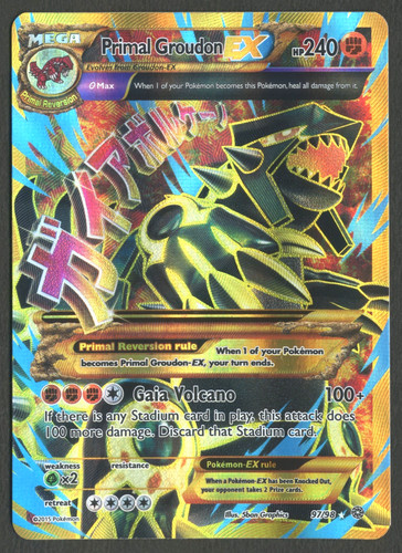 Pokemon tcg primal - groudon, ex