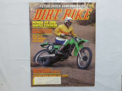 Dirt bike april - dirt, 1980