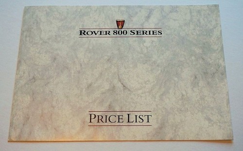 1988 rover 800 820 - 1988,