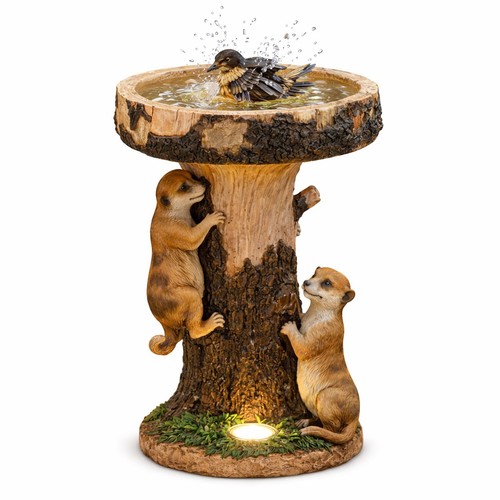 Solar powered bird bath - solar,