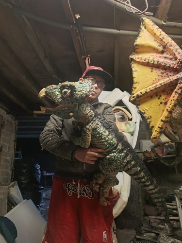 Dino hand puppet - dino,