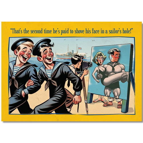 Gay postcard inspired - , by