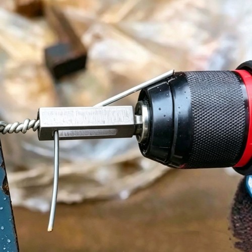 Wire twister tool for building - for,