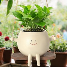Swing Face Planter Pot Hanging